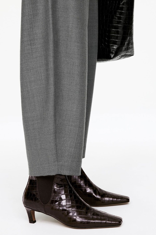 Square-Toe Ankle Boots from Arket