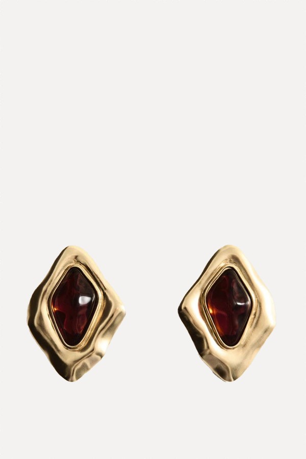 Combined Irregular Earrings from Mango