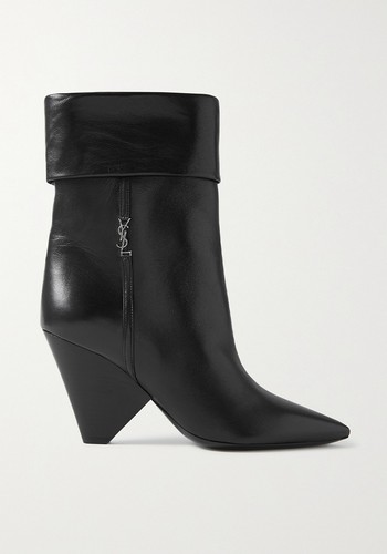 Niki Leather Ankle Boots from Saint Laurent