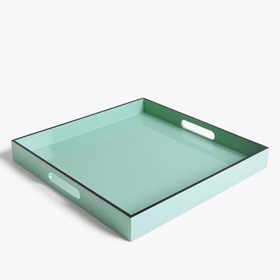 Painted Lacquer Square Tray from John Lewis & Partners