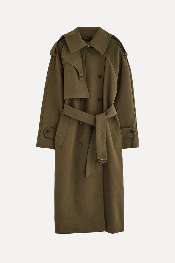 Lynn Belted Woven Trench Coat from DAY BIRGER ET MIKKELSEN