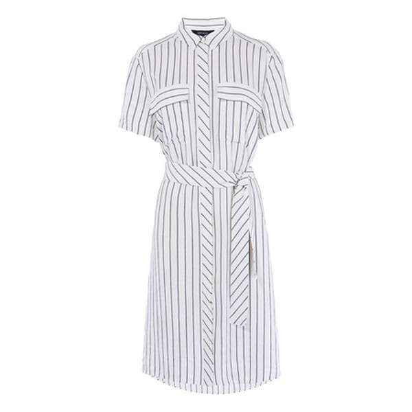 Striped Shirt Dress
