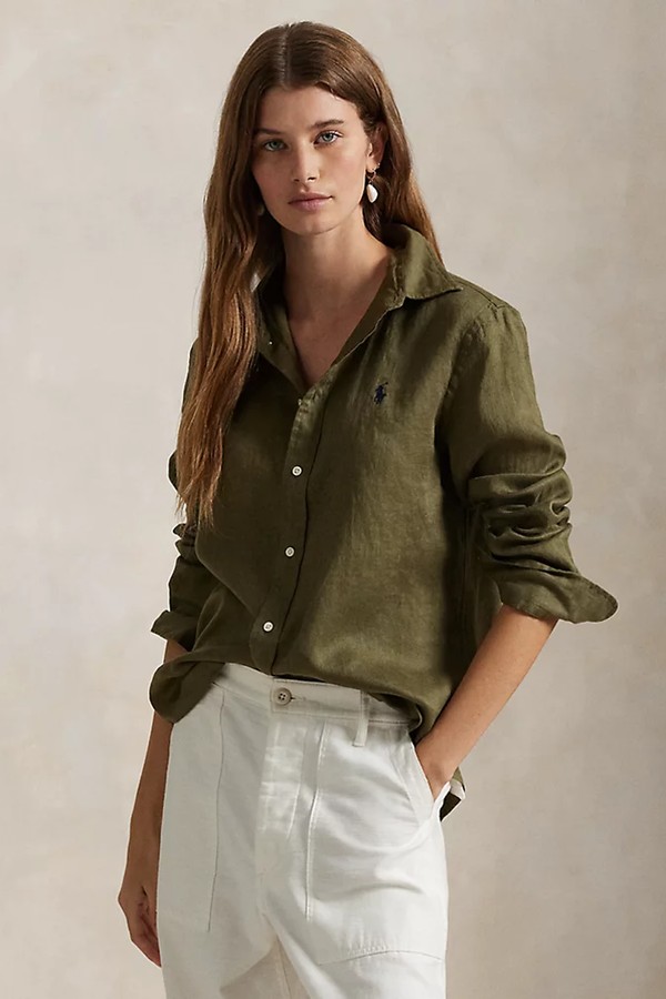  Classic Fit Linen Shirt