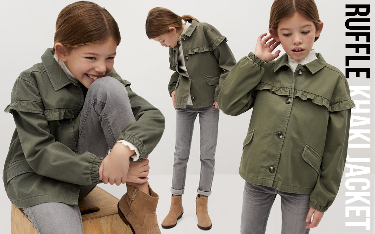 Jacket With Ruffles & Balloon Sleeves, £19.99 (was £22.99) | Mango