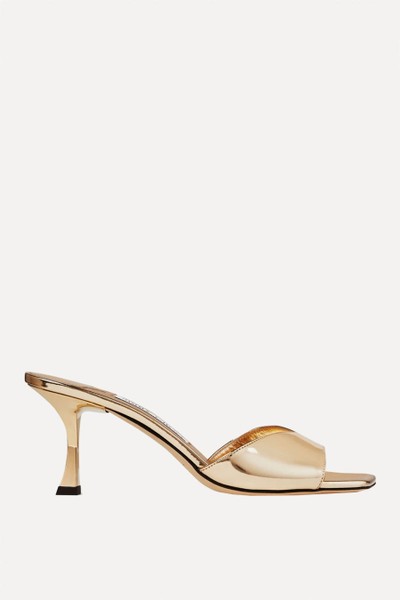 Metallic Leather Sandals from Jimmy Choo