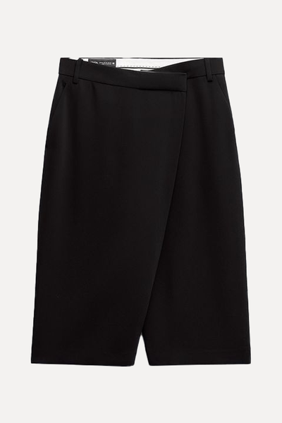 Long Crossover Bermuda Shorts from Zara