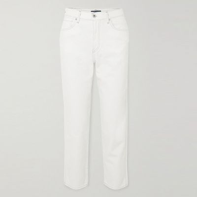 The Column High-Rise Straight-Leg Jeans