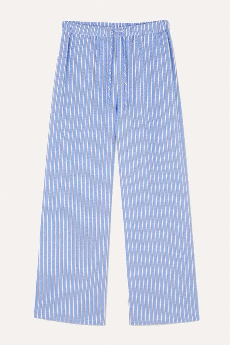 Striped Seersucker Trousers from Primark