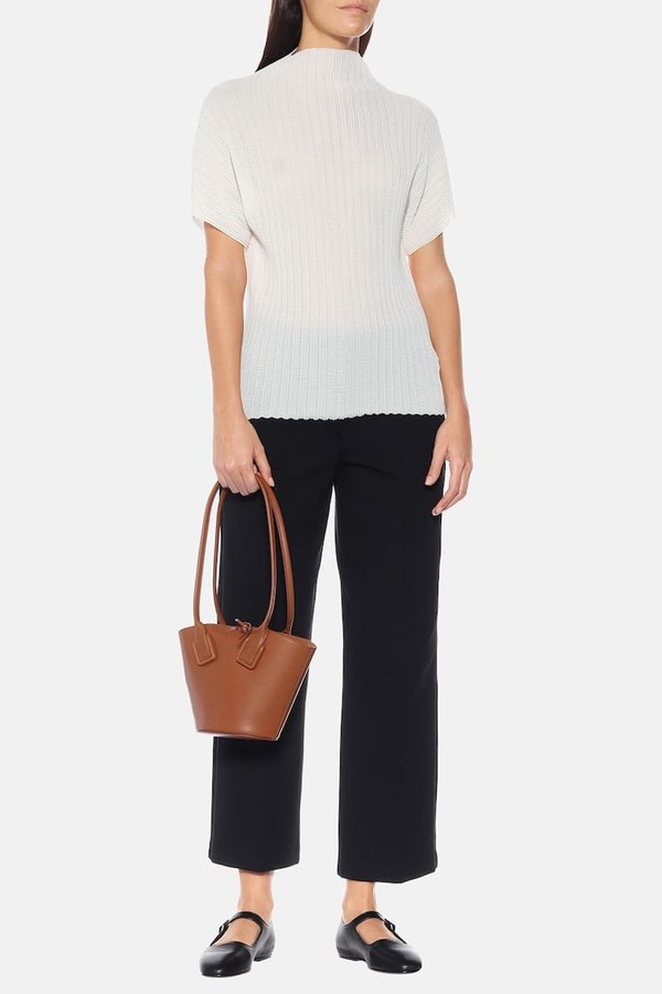 Ava Leather Ballet Flats from The Row