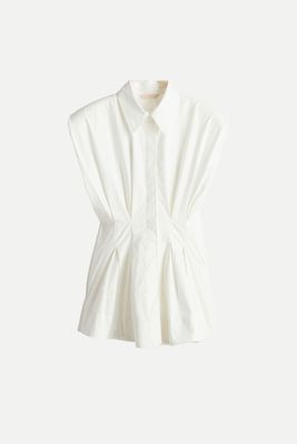 Waisted Cotton Blouse from H&M