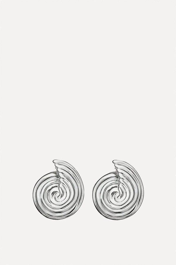 Spiral Small Stud Earrings from MISSOMA 