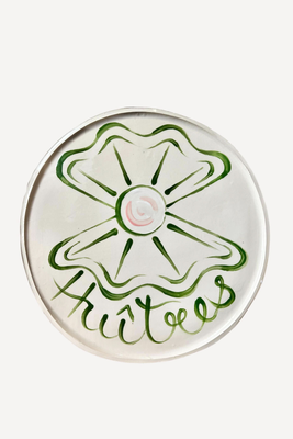 Green Huitres Platter from Harlie Brown Studio 