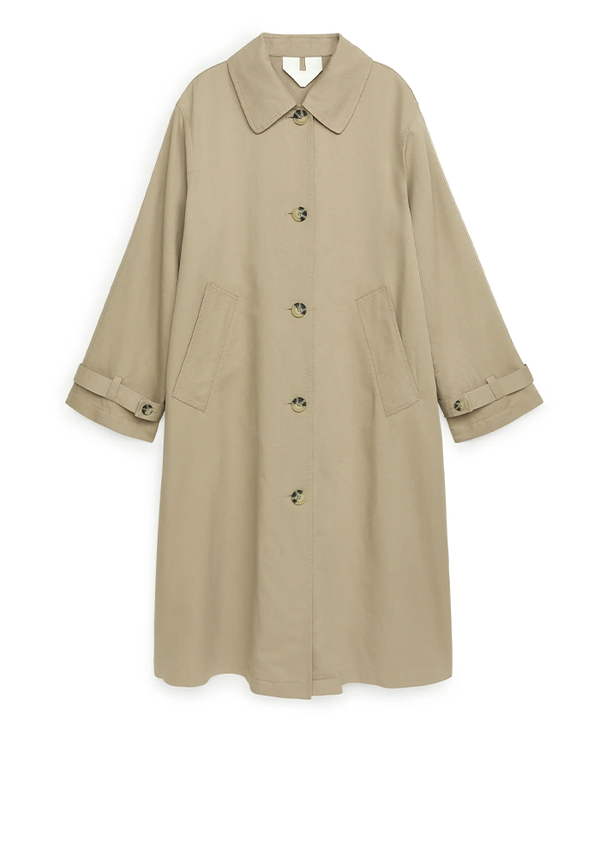 Oversized Linen Blend Coat from Arket