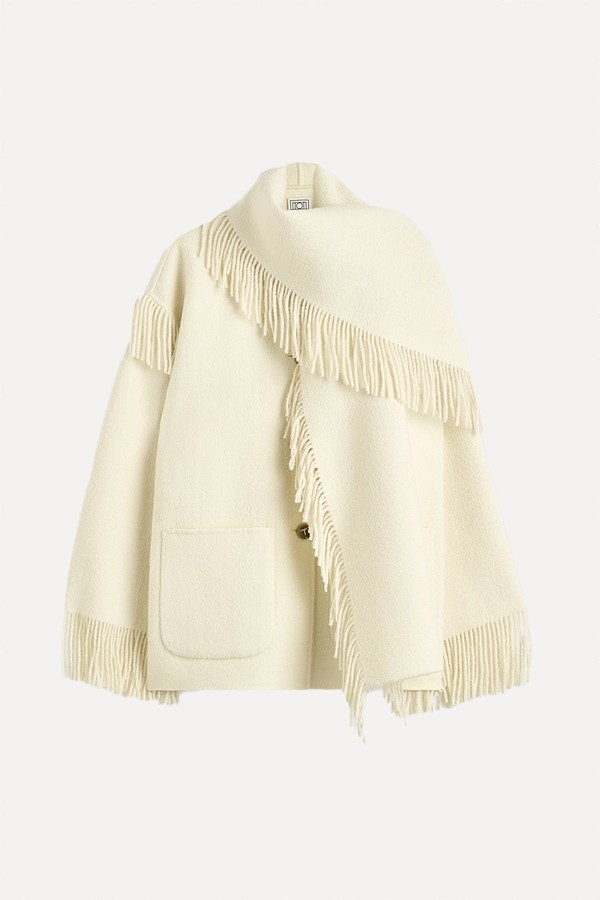 Fringed Scarf Jacket from Toteme
