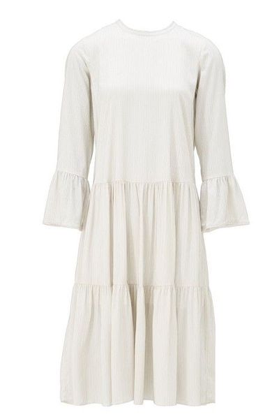 Lori Stripe Smock Midi Dress from AllSaints