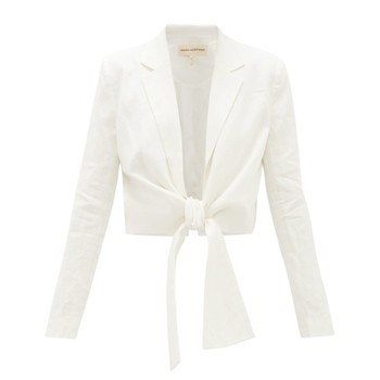 Catalina Tie-Front Hemp Shirt, £445 | Mara Hoffman