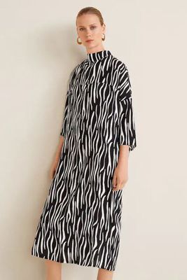 Zebra Print Dress from Mango