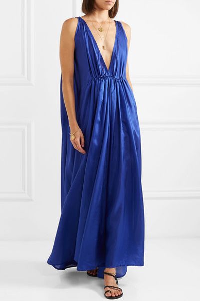 Silk-Habotai Maxi Dress from Kalita