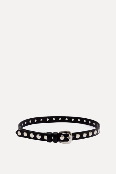 Seren Studded Leather Belt from Hush