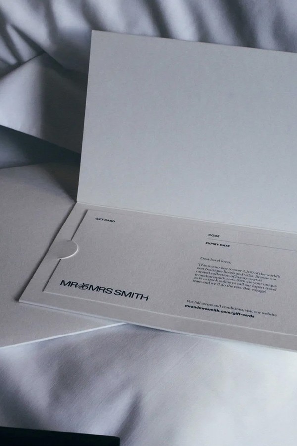 Gift Card from Mr & Mrs Smith