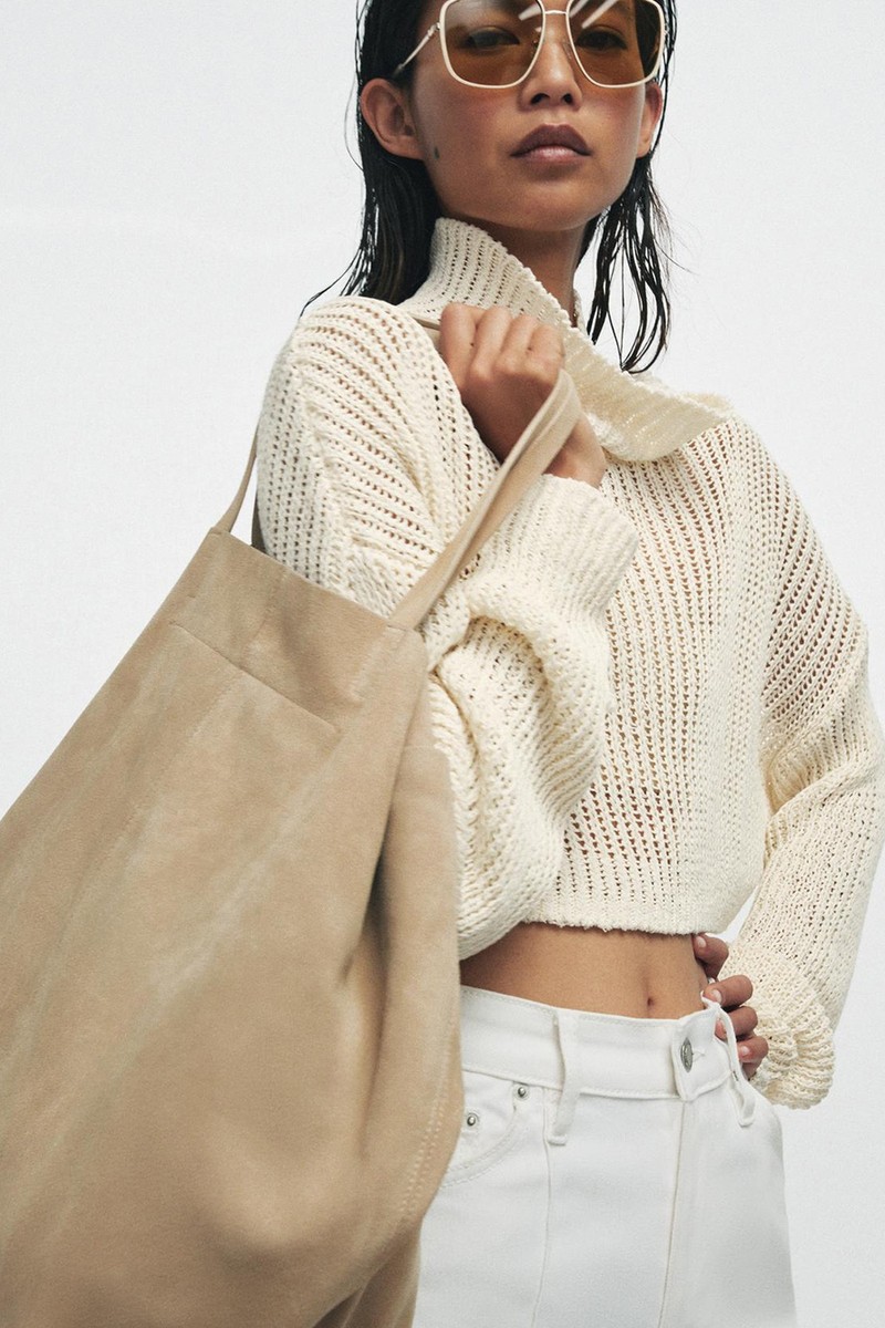 Maxi Split Toe Bag from Zara