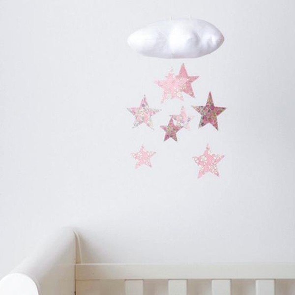 Cloud and Stars Cot Mobile  from Willa and Bobbin