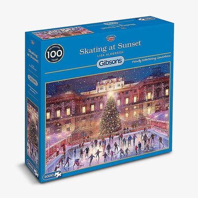 Skating At Sunset 1000-Piece Recycled-Board Puzzle from Gibsons