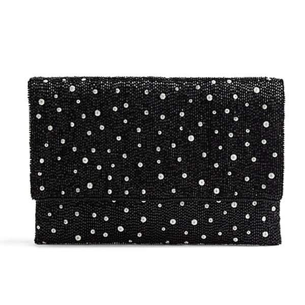 Polkadot Sequin Clutch from Jigsaw