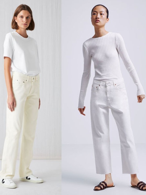 12 Pairs of White Boyfriend Jeans We Love 