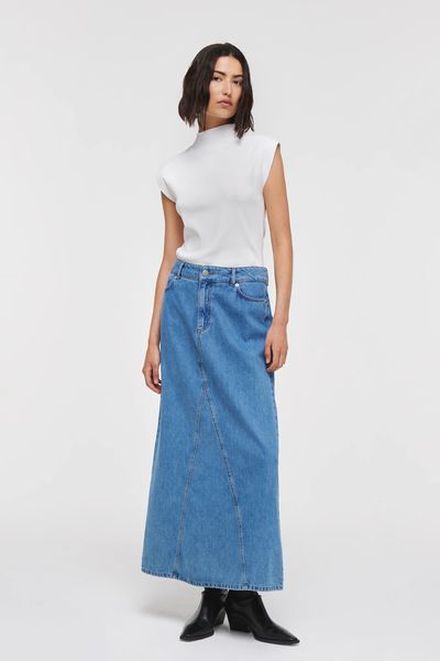 Justine Denim Maxi Skirt