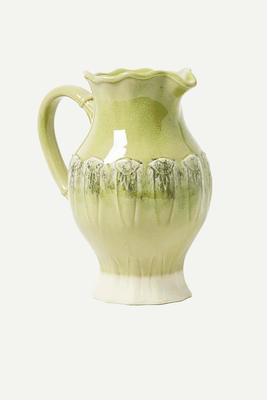 Bete Lime Green Ceramic Jug from Oliver Bonas