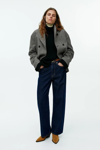 Shawl-Collar Wool Jacket from ARKET