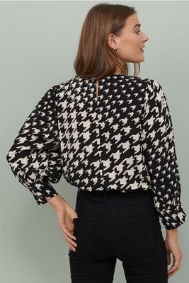 Puff-Sleeved Blouse from H&M