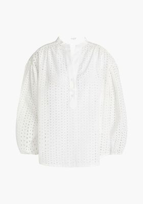 Barth Broderie Anglaise Cotton Blouse from Claudie Pierlot