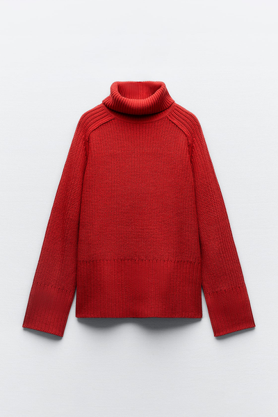 HIGH NECK KNIT SWEATER  from Zara