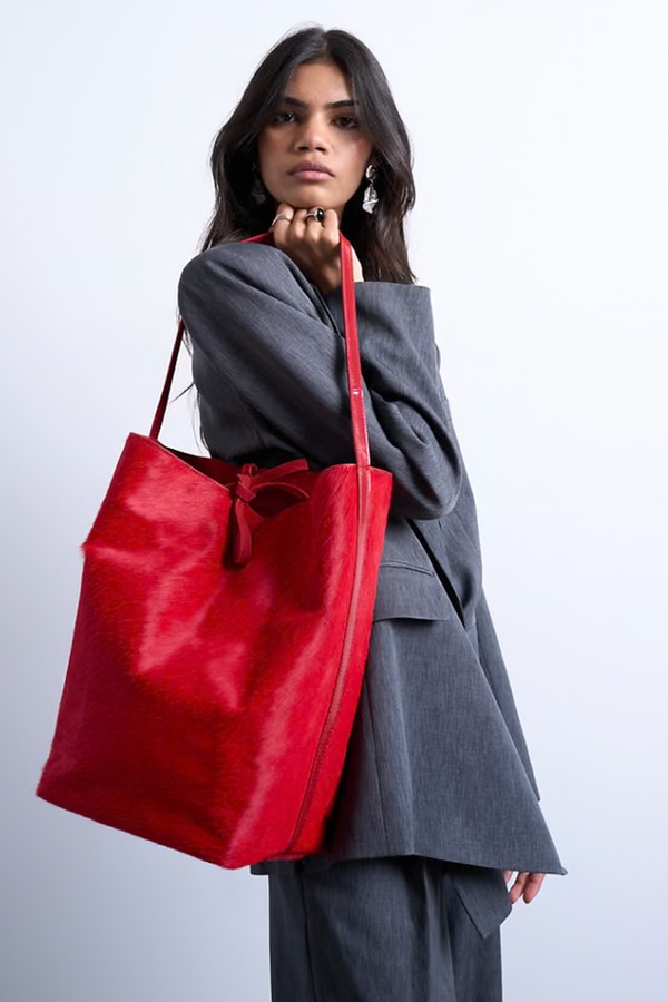 Luna Real Leather Tote Bag 