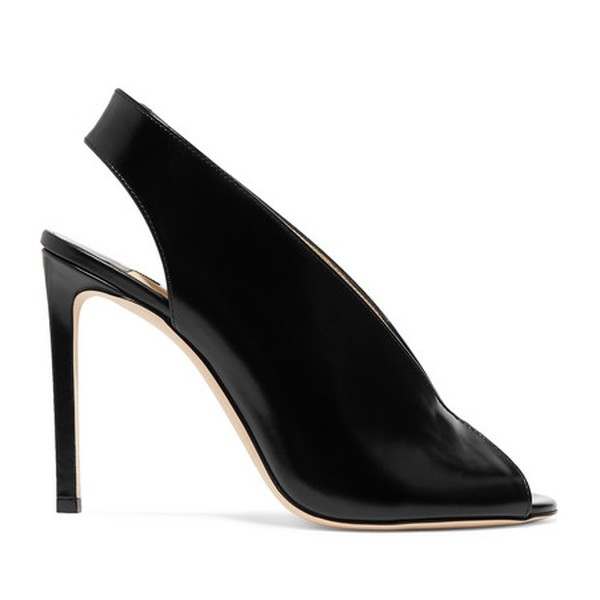 Shar 100 Glossed Leather Slingback Pumps from Jimmy Choo