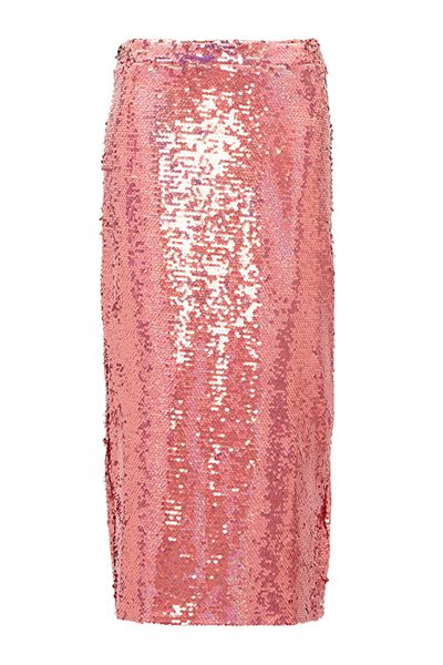 Sequinned Midi Pencil Skirt from Raey