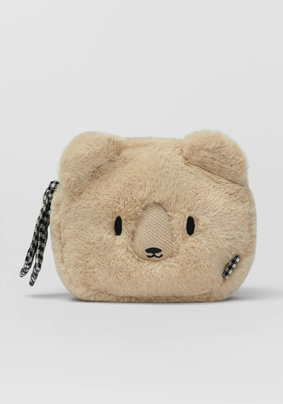 Faux Fur Bear Crossbody Bag from Zara