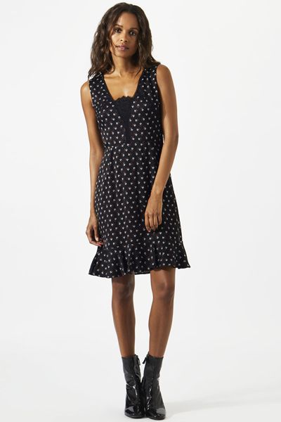 Nordic Crest Ruffle Dress from Jigsaw