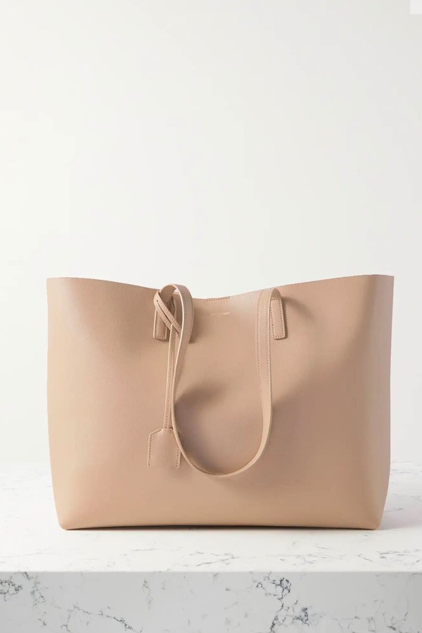East West Large Leather Tote from Saint Laurent
