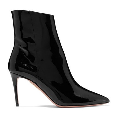 Alma Patent-Leather Boots from Aquazzura