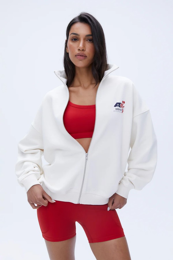 Vintage Sports Oversized Funnel Full Zip Sweatshirt  from Adanola