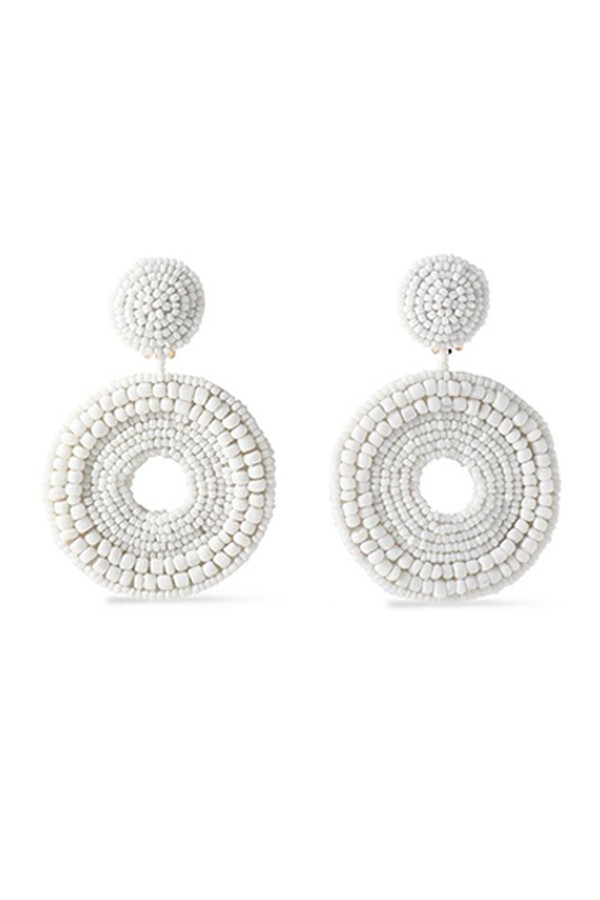 Gold-Tone Bead Earrings from Kenneth Jay Lane