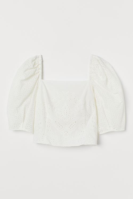 Broderie Anglaise Blouse from H&M