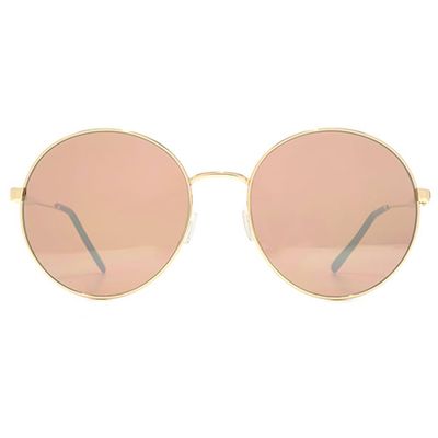 FC Ladies Oversized Round Metal Sunglasses from Fabris Lane