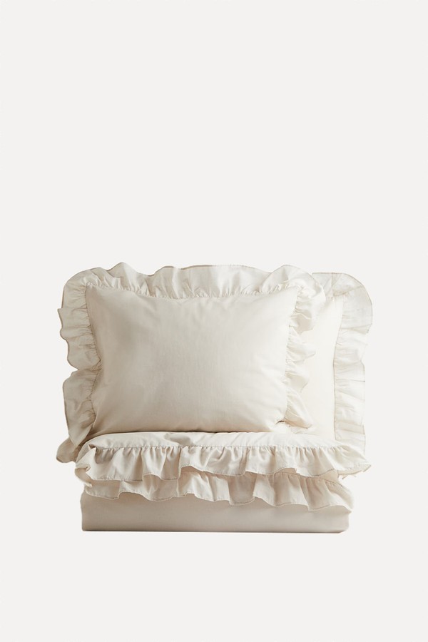 Flounced Double/King Duvet Cover Set from H&M