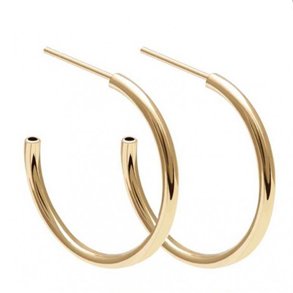 Medium Gold Hoops from Astrid & Miyu