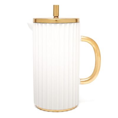 Ionic Porcelain French Press from L'Objet