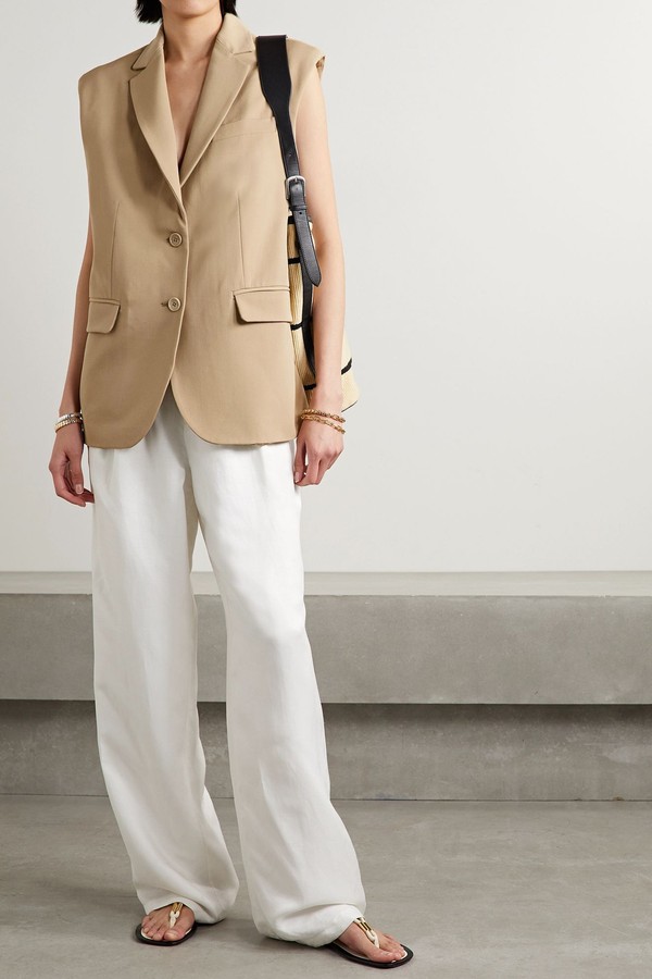 Tay Wool-Twill Vest from Anine Bing